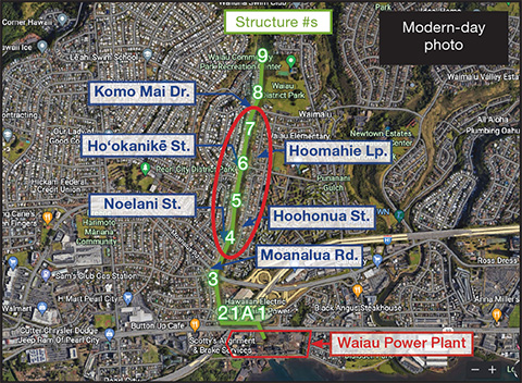 Waiau Modern Map