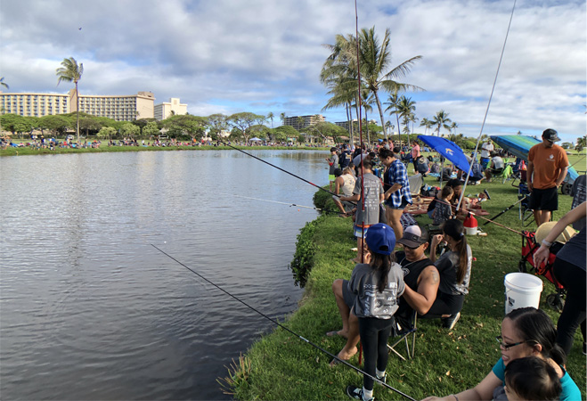 Maui United Way Keiki Tilapia Fishing Tournament