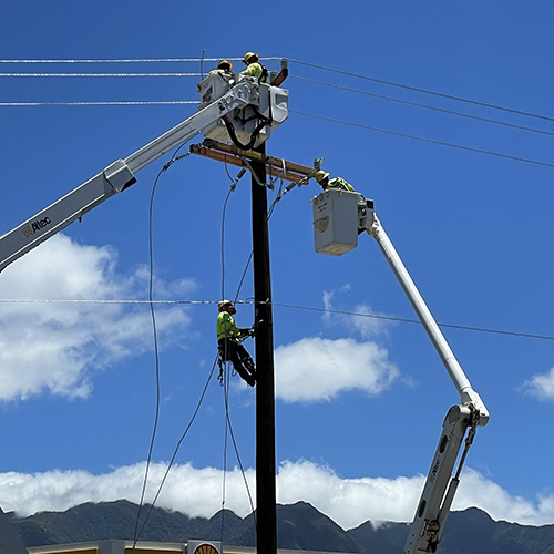 Progress on transmission lines repair and pole replacements