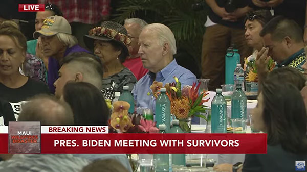 President Biden on Maui