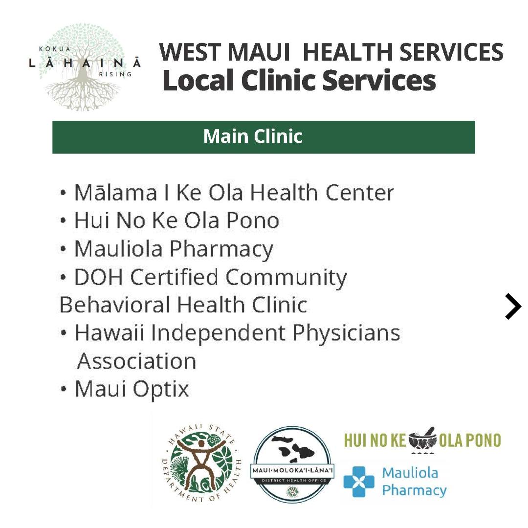 Lahaina Comprehensive Health Center providers