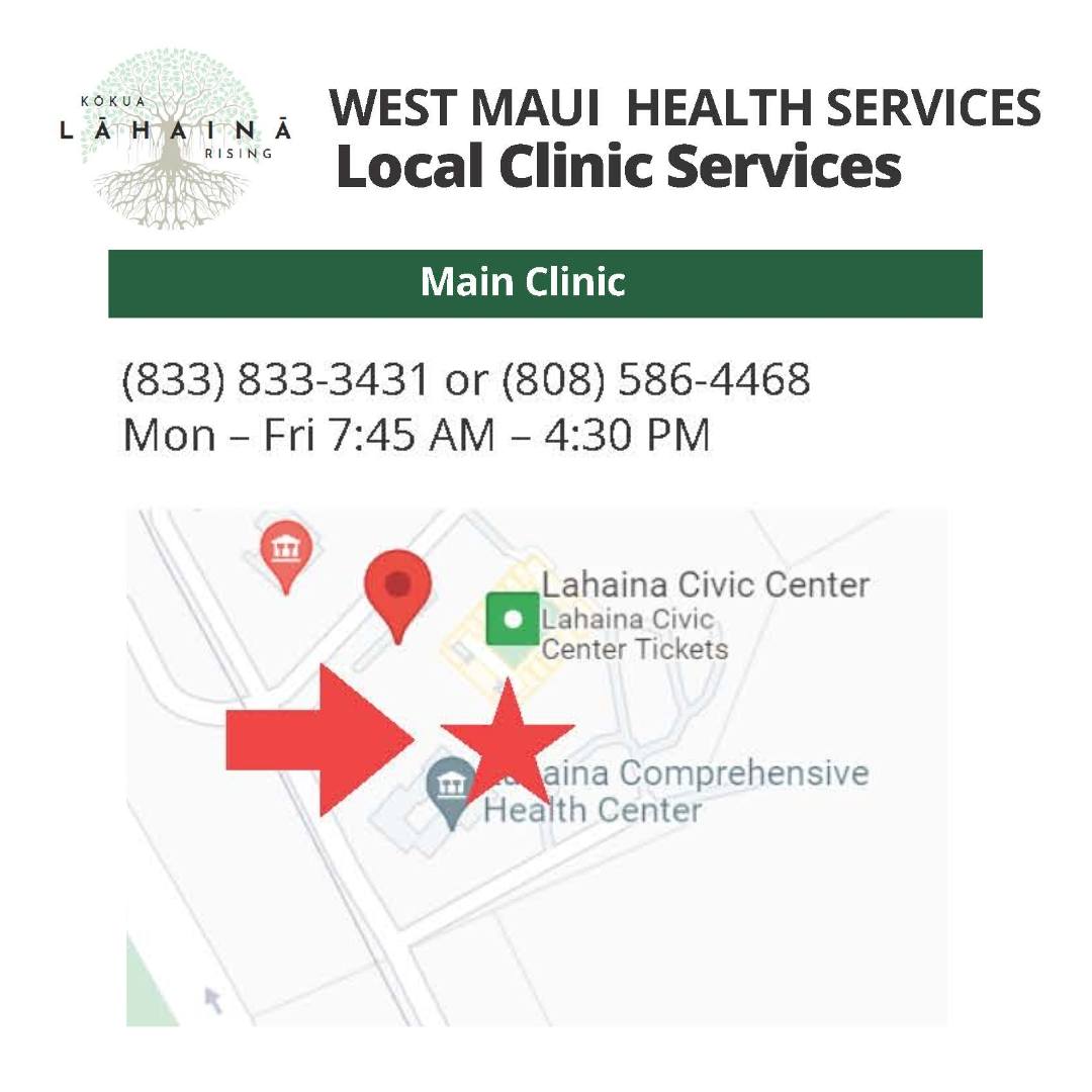 Lahaina Comprehensive Health Center contact information