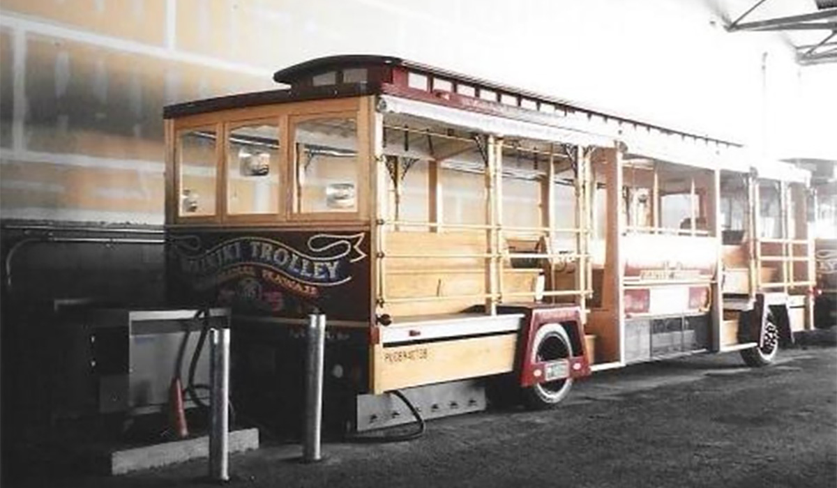 Electric Trolley charging station