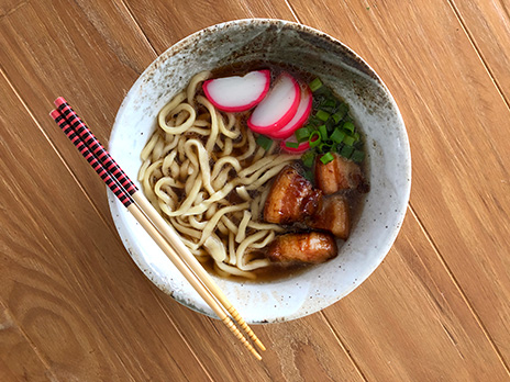 Okinawan Soba (Noodle Soup)