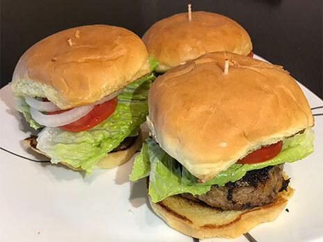 Cheddar Bacon Hamburgers