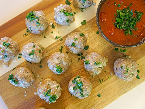 Simple Parmesan Meatballs