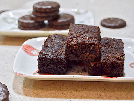 thin mint brownies