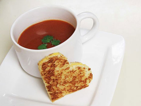 valentine tomato soup